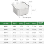 CuBE 6PCS Set Stainless Steel Food Storage Containers With Lids with 3 Net Kitchen Appliances Dishwasher Safe Premium South Korea