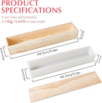Large Rectangular Soap Mold Silicone Liner for 5 lb Wood Mold DIY Handmade Rectangle Loaf Mould