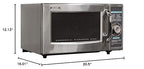 Sharp R-21LCFS Medium-Duty Commercial Microwave (Dial Timer, 1000-Watts, 120-Volts)