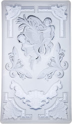 Art Mold for Polyclay Air Dry Clay Plaster, Border Frame with Cupids