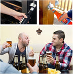 20 Pack Bottle Opener Wall Mounted, Vintage Beer Bottle Opener with Screws for Bars KTV Hotels Homes, (Bronze)