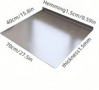 Large Stainless Steel Cutting Board,Suitable for Cutting Meat,Dicing,Vegetables,Fruits,Bread and Baking.ItIsConvenienttoClean,EasytoStoreandCan Be Washed in a Dishwasher (15.8 * 27.5in)