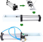 TAISHER Push Valve Aluminum Can Crusher，Eco-Friendly Recycling Tool，Heavy Duty Pneumatic Cylinder Soda Beer Can Crusher