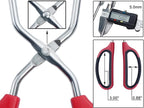 Stainless Steel Scissor Tongs 15-Inch Heavy Duty Grilling Tongs, Set of 2