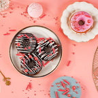 Kasvan Red Mix Sugar Sprinkles - Edible Candy Pearls with 4-Claw Sprinkle Pen,118g/4.16 Oz, Gift Box Pack, Baking Cake Decorations, Ice Cream Toppings and Cookie Decorating (Red)