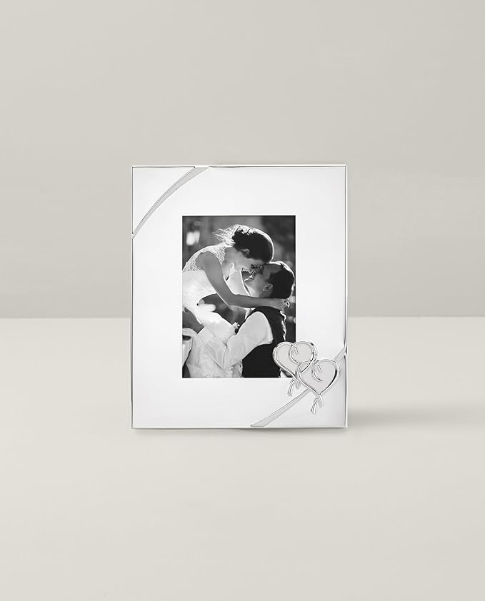 Lenox 812616A True Love 5x7 Picture Frame, Metallic