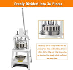 INTSUPERMAI Dough Divider Cutter Machine 40pcs Dough Divider and Rounder Machine Manual Dough Lump Spacer Machine 0.95oz-5.08oz(27g-144g) Weight of Cut Dough for Bakery