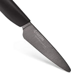 Kyocera Advanced Ceramic Revolution Series 3-inch Paring Knife, Black Blade