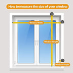 Persilux Cordless Zebra Blinds for Windows Free-Stop Roller Windows Shades (46" W X 72" H, Grey) Dual Layer Light Control for Day and Night, Light Filtering Sheer Shades for Home