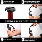 CHEER MODA Professional Corkscrew Wine Bottle Opener with Beer Opener, Sommeliers Corkscrews, High-Level Bartender Great Handling Screw Puller