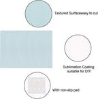 8 Pcs sublimation cutting board blanks，11 x 7.87 Inch sublimation cutting boards，Textured Sublimation Anti Slip Cutting Board Heat Scratch Resistant Blank Cutting Board