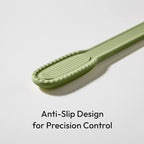 carrotez Silicone Cooking Kitchen Tongs, Anti-Slip,Non-Scratch Serving Tongs 9.25 Inches - Sage Green