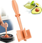 Meat Chopper for Hamburger, CLUEAPOP Premium Heat Resistant Masher and Smasher for Ground Beef, Nylon Ground Beef Chopper Tool and Meat Fork, Non Stick
