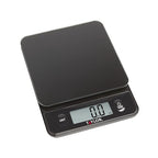 Taylor Glass Top Food Scale with Touch Controls, 11 lb Capacity, Sleek Black Design for Precision Food Measurement in Grams and Ounces