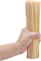 200PCS 10 inch Bamboo Skewers for BBQ,Appetizer,Fruit,Cocktail,Kabob,Chocolate Fountain,Grilling,Kitchen, Crafting and Party. More Size Choices 6"/8"/10"/12"/36"
