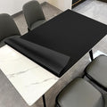 Dining Room Table Protector Pad - 44x68 Inch Waterproof Easy to Clean Can Conceal Flaws Protector The Table Top from Scratches Used for Dining (Black+Black 44x68)