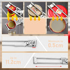 Adjustable Multifunctional Stainless Steel Can Opener, 2026 New Stainless Steel Can Opener Bottle Jar Lid Gripper Household Kitchen Tool, Manual Jar Bottle Opener Kitchen Accessories (3 Pcs)
