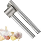 Garlic Press, Garlic Mincer, Ergonomic Handheld Garlic Crusher, Dishwasher Safe Stainless Steel Kitchen Tool