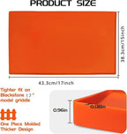 17" Silicone Protective Cover for Blackstone Griddle,Heavy Duty Food Grade Silicone Grill Mat, Protect Griddle from Rodents, Insects, Debris, and Rust,All Season Cooking Protective Cover