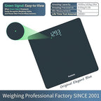 Homebuds Digital Bathroom Scale for Body Weight, Weighing Professional Since 2001, Crystal Clear LED and Step-on, Batteries Included, 400lb/180kg, Blue