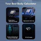 NUTRI FIT Smart Scale for Body Weight, Weight Scale with Backlight LED Display for BMI, Body Fat, Muscle Mass, 15 Body Composition, High Accurate Bluetooth Scale, Health Equipment Sync Apps 400lbs