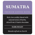 Copper Moon Dark Roast Whole Bean Coffee, Sumatra Blend, 2 Lb
