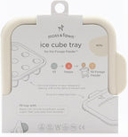 Moss and Fawn Ice Cube Tray - Forage Feeder Freezer & Teething Popsicle Mold for Breast Milk, Formula, Bone Broth, Purees, & Baby Food - BPA, Lead, & PVC-Free - Ecru