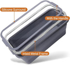 Bread Loaf Pan, New Upgrade Silicone Non-Stick Bakeware, Larger and Thicker, Foldable Bread Toast Box Mold with Lid, Baking Pans for Cakes, Brownies