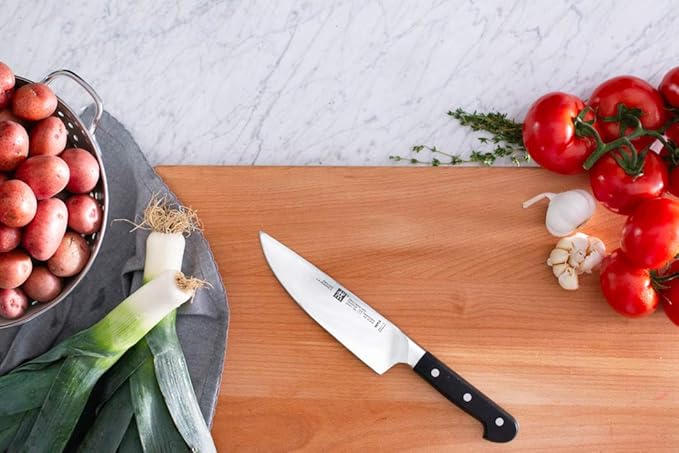 ZWILLING J.A. Henckels 38401-180 Chef's Knife, 7", Black/Stainless Steel