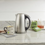 Cuisinart PerfecTemp 1.7-Liter Electric Kettle, Cordless Electric Tea Kettle, 1500W for Fast Heat-Up, 6 Preset Temperatures, 30-Minute Keep Warm, Stay Cool Nonslip Handle, CPK-17P1