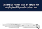 HENCKELS Statement Razor-Sharp 15-Piece White Handle Knife Set with Block, German Engineered Knife Informed by over 100 Years of Mastery