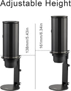 Pour Over Coffee Maker Stand,Adjustable & Foldable Portable Electric Espresso Machine Stand,Holder for Coffee Grinder,Universal Dripper,V60 Dripper,Travel Coffee Maker,Coffee Press Black
