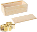 Small Rectangle Silicone Soap Mold with Wooden Box DIY Handmade Loaf Mould