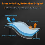 Heavy Duty Grill Cover Fits for Bradley Smoker 990025 Waterproof Electric Smoker for 4-Rack Digital Smoker, Water Resistant, Weather Resistant, 600D Polyester Cover