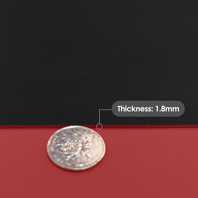 Nightstand Cover - 12x12 Inch Waterproof Easy to Clean Can Conceal Flaws Protector The Table Top from Scratches Used for Dining (Black+Wine Red 12x12)