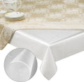 Quality Table Pad Protector, Superior Protection from Spills, Scratches & Heat - Reusable Table Cloth with Cushion Flannel Backing (90" L x 54" W)