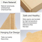 Cone Coffee Filters Size 02, 200 Count 1-4 Cups Unbleached V02 Disposable Coffee Filter Paper, Compatible with Conical Shaped Pour Over Coffee Dripper and Drip Coffee Maker