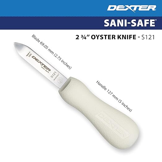 Dexter-Russell – 2.75" New Haven Style Oyster Knife - Sani-Safe Series, Carbon Steel, medium, Original version