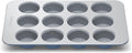 Caraway Non-Stick Ceramic 12-Cup Muffin Pan - Naturally Slick Ceramic Coating - Non-Toxic, PTFE & PFOA Free - Perfect for Cupcakes, Muffins, and More - Slate