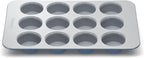 Caraway Non-Stick Ceramic 12-Cup Muffin Pan - Naturally Slick Ceramic Coating - Non-Toxic, PTFE & PFOA Free - Perfect for Cupcakes, Muffins, and More - Slate