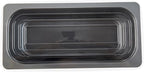 Restaurantware-RW Base 5 Quarts Ice Cream Containers, 25 Rectangle Disposable Containers - Durable, With Clear Lid, Black Plastic Box, For Ice Creams, For Cafes