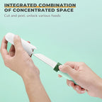 2 in 1 stainless steel Paring knife Peeler; fruit peeler; apple peeler; pear peeler, vegetable peeler, Kitchen Peeler (2, Green White)