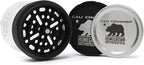 Homegrown Jar Head - 2 Piece Ball Mason Jar Herb & Spice Grinder - Black