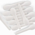 200 Count Compostable Spoons, 4.3 Inch Biodegradable Plant Fiber Disposable Cutlery, Eco Friendly, Home Compostable, Bulk Pack for Parties, Catering, Coffee, Desserts & Everyday Use