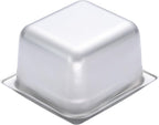 BIRDROCK HOME Stainless Steel Steam Table Pan - Hotel, Restaurant & Catering Supplies - 24 Gauge Steel, 1.8 qt Capacity - Meal Prep, Cooking, & Food Storage Container - 4" Depth, 1/6-Size (6 Pack)