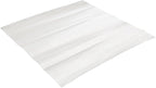 Restaurantware 12" x 12" Rippled Aluminum Foil Food Wrap and Fry Basket Liner: Perfect for Restaurant Take Out Bakeries and Food Trucks - Silver Foil Sandwich Wraps - 500-CT