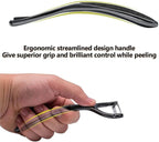 Potatoe peelers for Kitchen, Y shaped peeler for Vegetables, Fruits, Vegetable with Ergonomic Grip, 1 Pack, Black