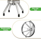 Commercial Easy Wedger 8 Wedger Fruit Lime Slicer Cutter Stainless Steel Blade Commercial Vegetable Chopper Dicer Lemon Cutter for Home Bar Restaurant Lemons Limes Tomatoe Potatoe