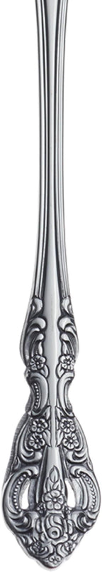 Oneida Silverware Set, Michelangelo Fine Flatware Tall Drink Spoon, Service For 1, Dishwasher Safe, 18/10 Stainless Steel, Mirror Finish, Home and Kitchen Utensils, Long Drink Spoon (Silver, 1 Piece)