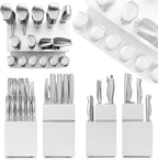 15-Piece Ultra Sharp Kitchen Knife Set with Wooden Block